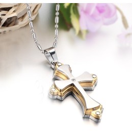 Collier Croix En Titane De Qualité Stable