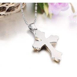 Collier Croix En Titane De Qualité Stable