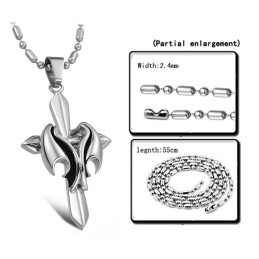 Collier Croix En Titane Pour Homme De Qualité Stable