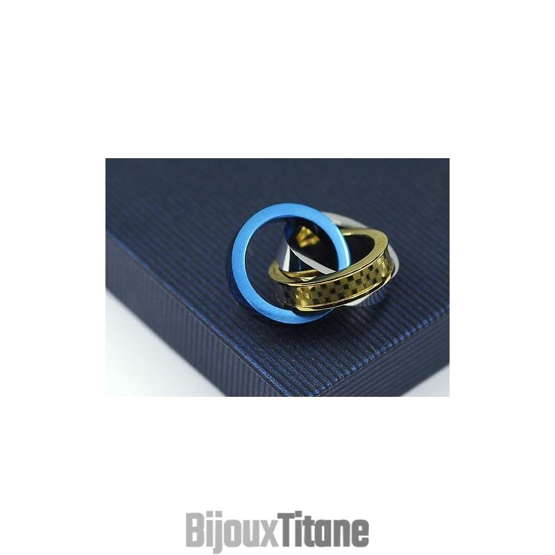 Pendentif Et Collier En Titane Avec Anneaux Tricolores Tendance Pendentif Et Collier En Titane Avec Anneaux Tricolores Tendance