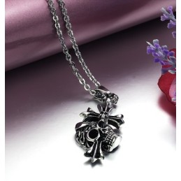 Collier En Titane Avec Croix Masculine, Le Roi De La Quantité