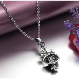Collier En Titane Avec Croix Masculine, Le Roi De La Quantité