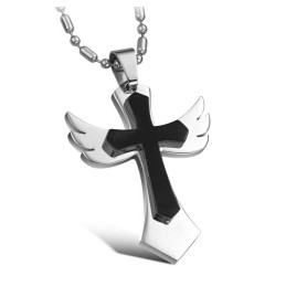 Collier Croix En Titane De Qualité Stable