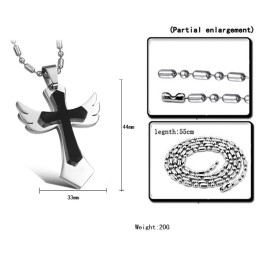 Collier Croix En Titane De Qualité Stable