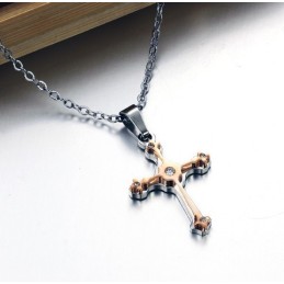 Collier En Titane Avec Croix Pour Femme, De Qualité Fiable