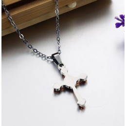 Collier En Titane Avec Croix Pour Femme, De Qualité Fiable