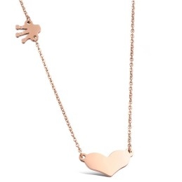 Collier En Titane Sweetheart D'Excellente Qualité