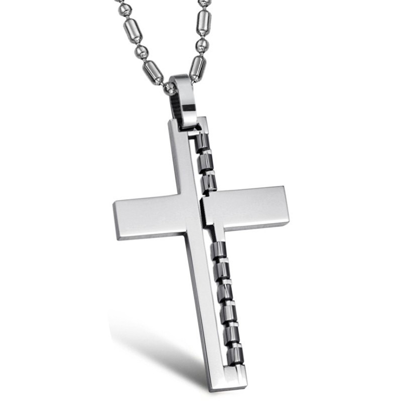 Collier En Titane Avec Croix Pour Homme, Qualité Et Quantité Garanties