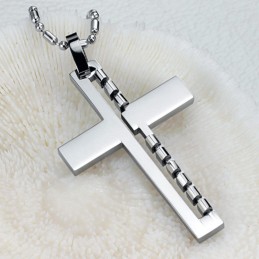 Collier En Titane Avec Croix Pour Homme, Qualité Et Quantité Garanties