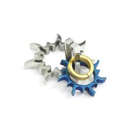 Pendentifs Et Colliers Tendance En Titane Pur Pour Hommes Sun Whell