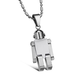 Collier En Titane Blanc Pour Homme Facile À Utiliser