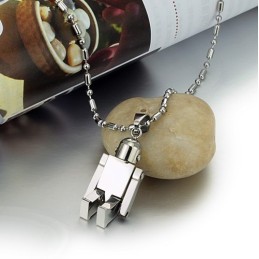 Collier En Titane Blanc Pour Homme Facile À Utiliser