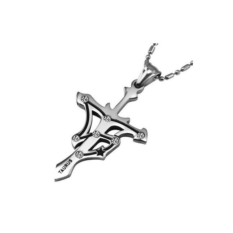 Collier En Titane Taurus De Qualité Stable Collier En Titane Taurus De Qualité Stable