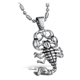 Collier Scorpion En Titane De Haute Qualité