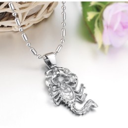 Collier Scorpion En Titane De Haute Qualité