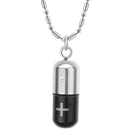 Collier En Titane Avec Croix De Haute Qualité