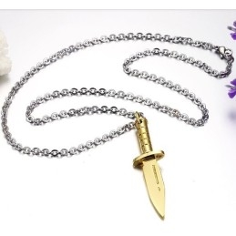 Collier En Titane Doré Complet Avec Spécifications