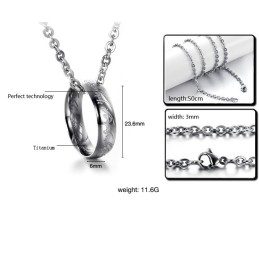 Collier En Titane D'Excellente Qualité