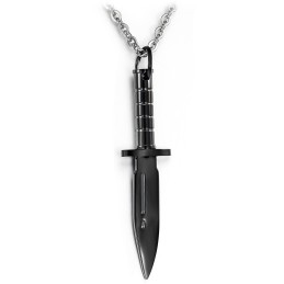 Collier En Titane Avec Poignard Facile À Utiliser