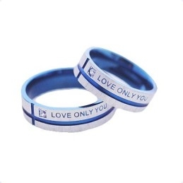 Bague De Couple En Titane Love Only You