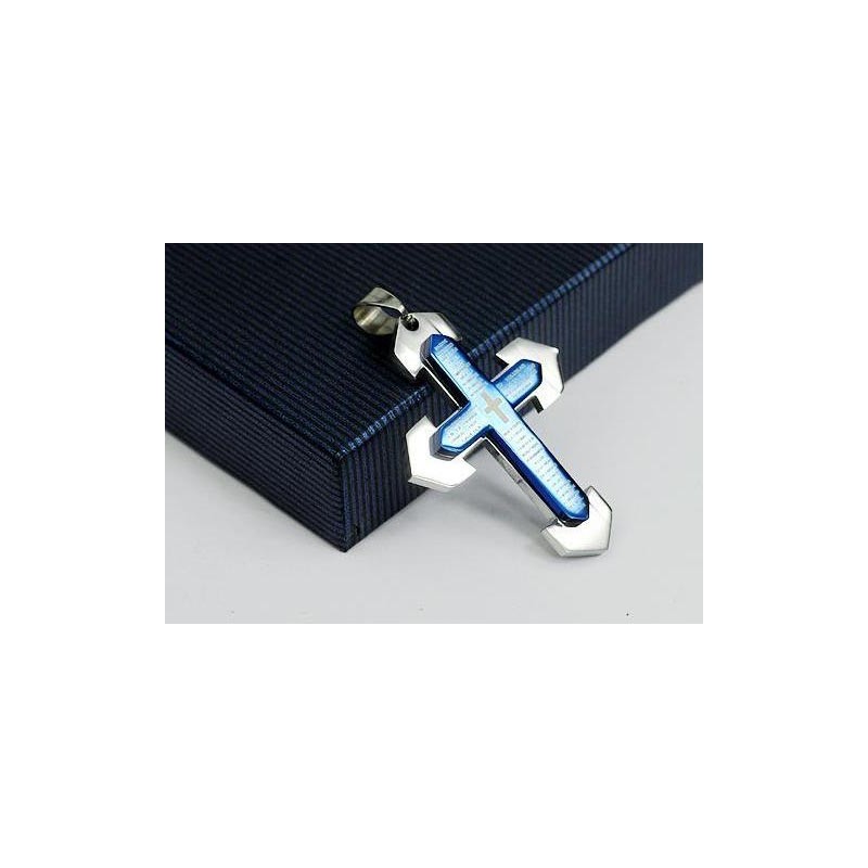 Pendentif Et Collier En Titane Avec Croix Biblique Pendentif Et Collier En Titane Avec Croix Biblique