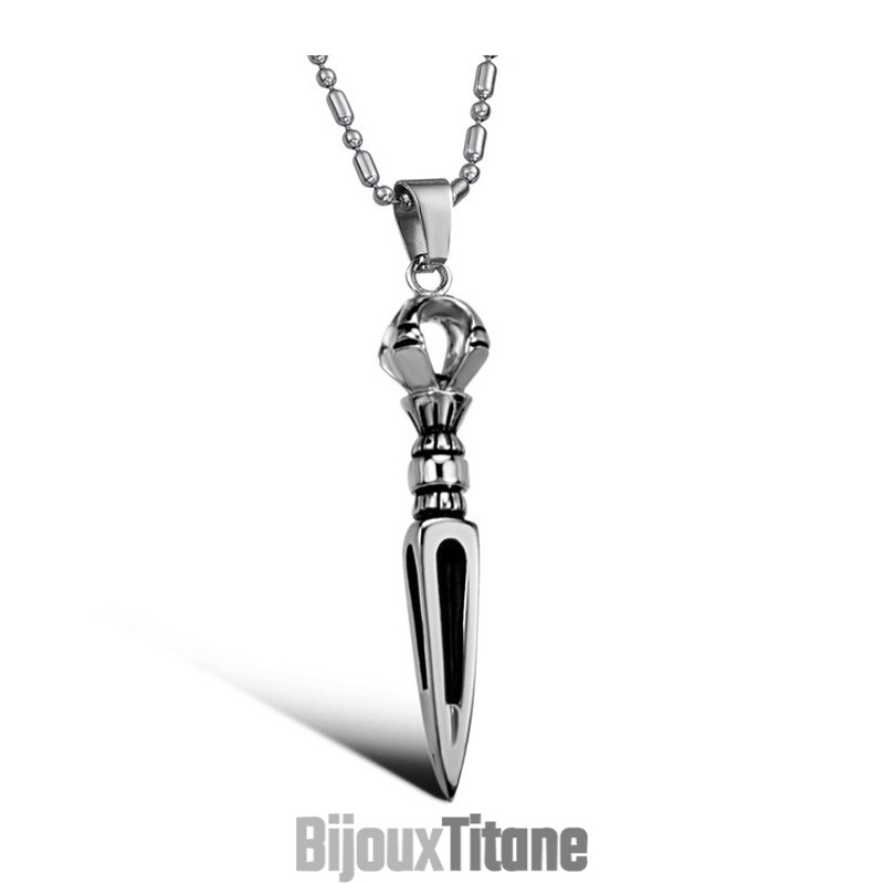 Collier Prismatique En Titane Pour Homme De Haute Qualité