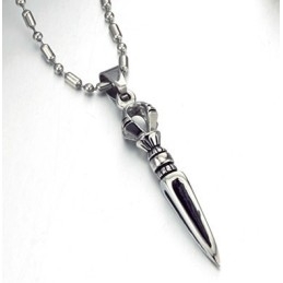 Collier Prismatique En Titane Pour Homme De Haute Qualité