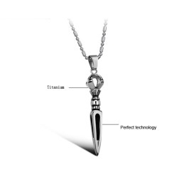 Collier Prismatique En Titane Pour Homme De Haute Qualité