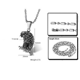 Collier En Titane En Forme D'Aigle, La Reine De La Qualité