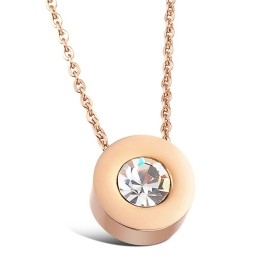 Collier En Titane Pour Femme De Qualité Stable Avec Strass