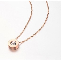 Collier En Titane Pour Femme De Qualité Stable Avec Strass