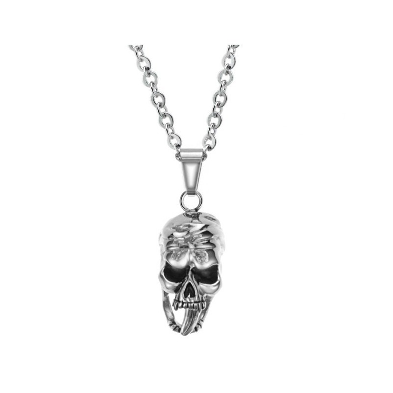 Collier En Titane Du Démon Masculin Le Roi De La Quantité Collier En Titane Du Démon Masculin Le Roi De La Quantité