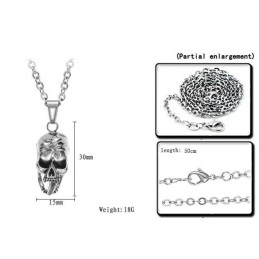 Collier En Titane Du Démon Masculin Le Roi De La Quantité