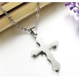 Collier En Titane Croisé Facile À Utiliser