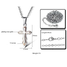 Collier En Titane Avec Croix Vendu Dans Le Monde Entier