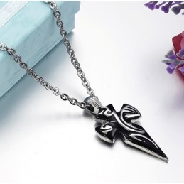 Collier En Titane Avec Croix D'Excellente Qualité