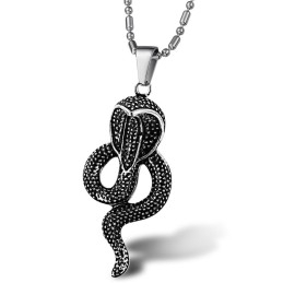 Collier En Titane Cobral D'Excellente Qualité