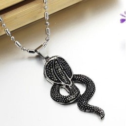 Collier En Titane Cobral D'Excellente Qualité