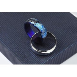 Pendentif Et Collier En Titane Avec Croix Biblique Bleue Et Argent
