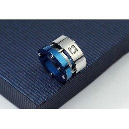 Collier Avec Pendentif En Titane Pur Pour Homme Blue Roller (Neuf)