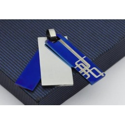 Collier En Titane Pur Pour Homme, Modèle 3 Pièces, Chaîne Gratuite
