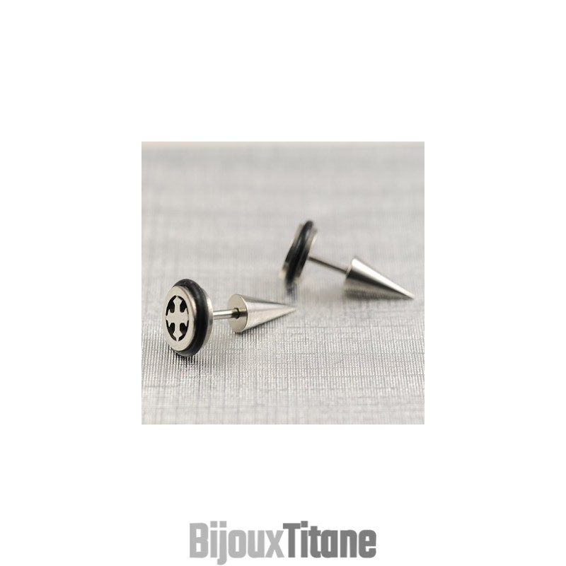 Boucles D'Oreilles Croix En Titane Boucles D'Oreilles Croix En Titane
