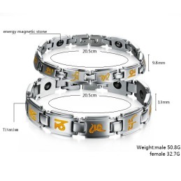 Bracelet En Titane De Qualité Supérieure Pour Les Amoureux