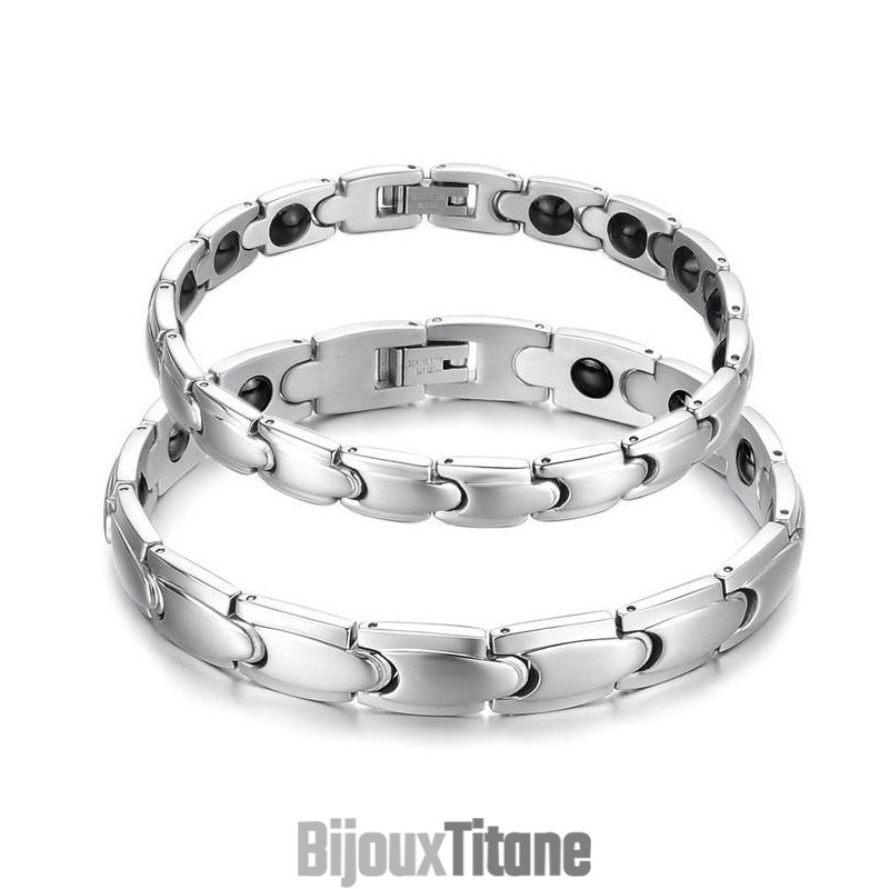 Bracelet En Titane Antifatigue D'Excellente Qualité Pour Les Amoureux