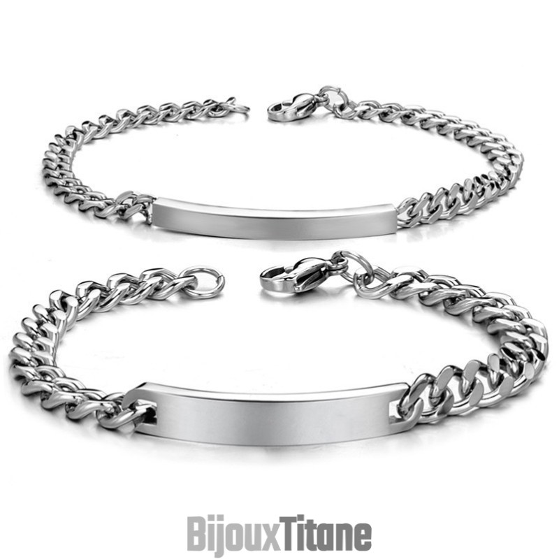 Bracelet En Titane Tendance Et Facile À Utiliser Pour Les Amoureux