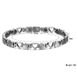 Le Bracelet En Titane Creux « King Of Quantity » Pour Les Amoureux