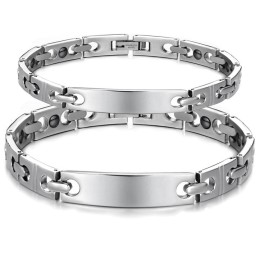 Bracelet En Titane Antifatigue De Qualité Stable Pour Les Amoureux