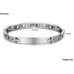 Bracelet En Titane Antifatigue De Qualité Stable Pour Les Amoureux