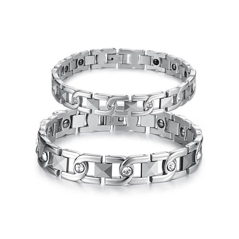 Bracelet Antifatigue En Titane Pour Amoureux