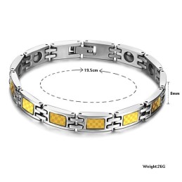 Bracelet En Titane Antifatigue, Qualité Et Quantité Garanties, Pour Les Amoureux